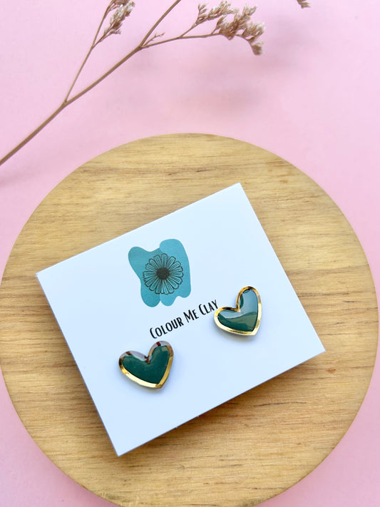 Heart Studs 10