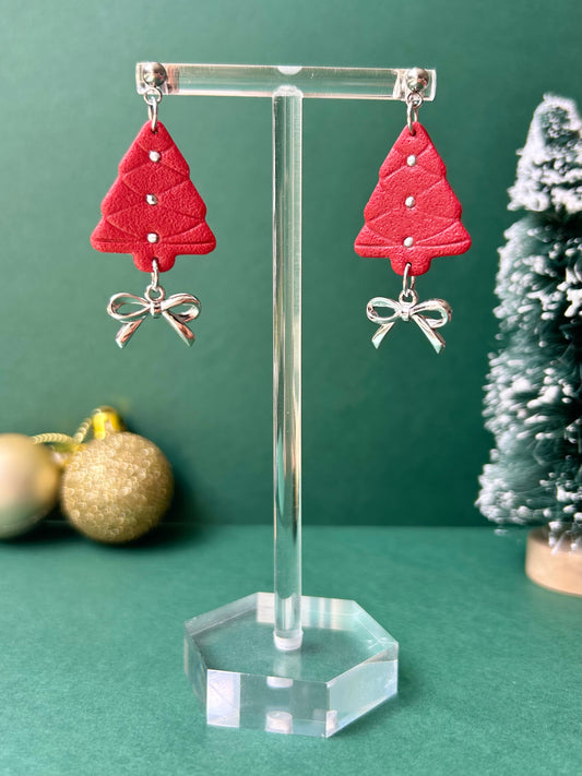 Tied With A Bow (Red/Silver)