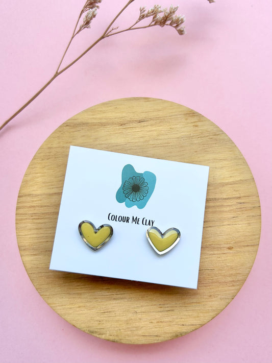 Heart Studs 8